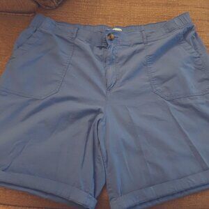 Plus Size Utility Bermuda Shorts